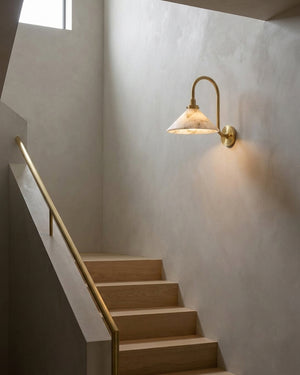 Lunelle Alabaster Wall Sconce