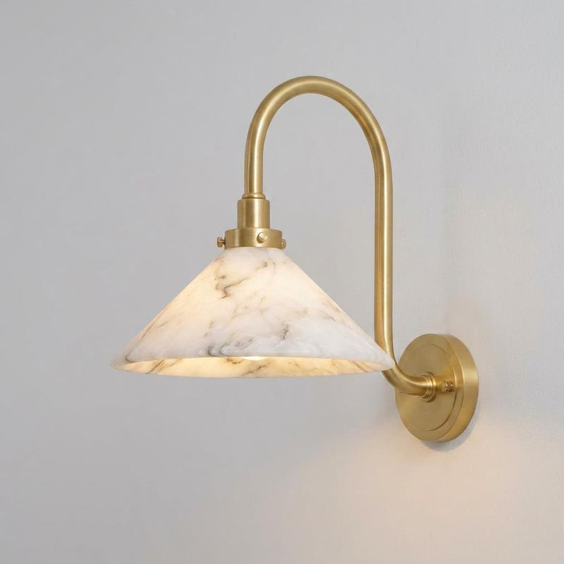 Lunelle Alabaster Wall Sconce – detail 2