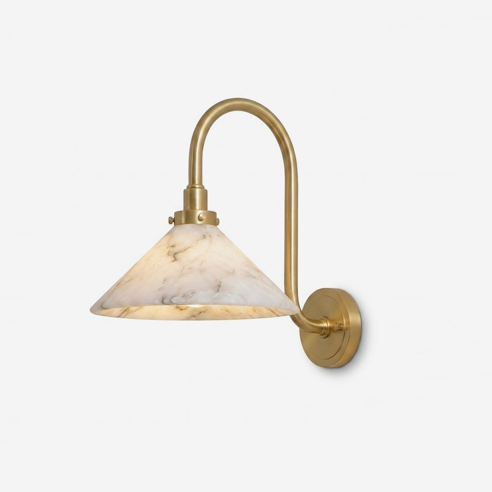 Lunelle Alabaster Wall Sconce