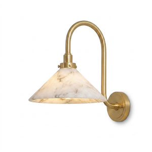 Lunelle Alabaster Wall Sconce