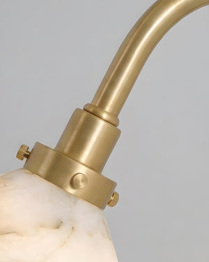 Lunelle Alabaster Wall Sconce
