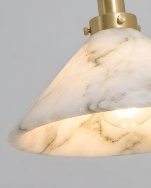 Lunelle Alabaster Wall Sconce