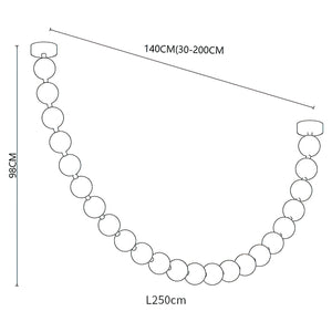Strand Necklace Chandelier