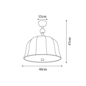 Luxo Ceiling Light 15.7″- 18.5″ - Docos