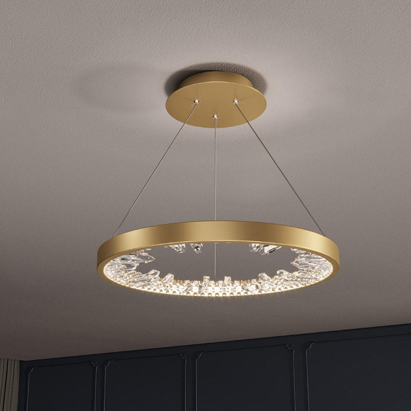 Luxury Circle Crystal Chandelier – detail 4