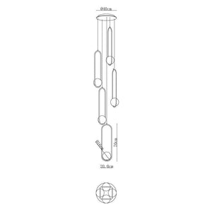 Mila Combination Chandelier