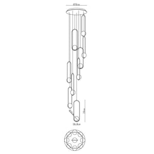 Mila Combination Chandelier