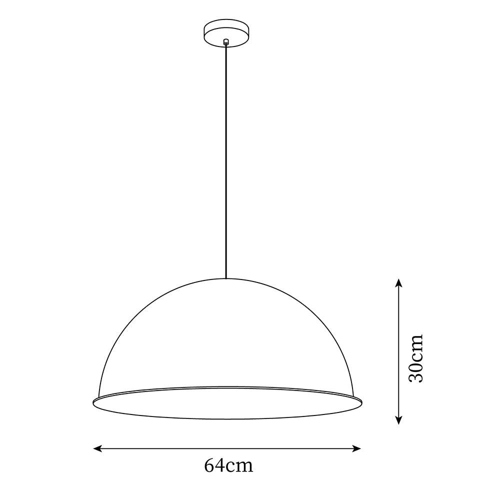 Magna Pendant Lamp 25.1″- 11.8″ - Docos