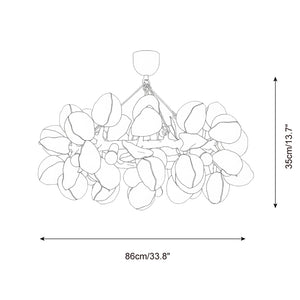 Magnolia Crown Chandelier