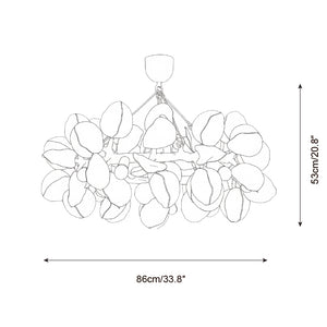 Magnolia Crown Chandelier