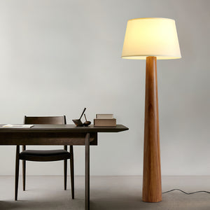 Malva Wood Floor Lamp 17.7″- 53″