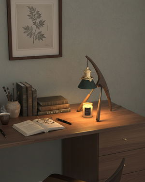 Lámpara calentadora de velas Mante Religieuse