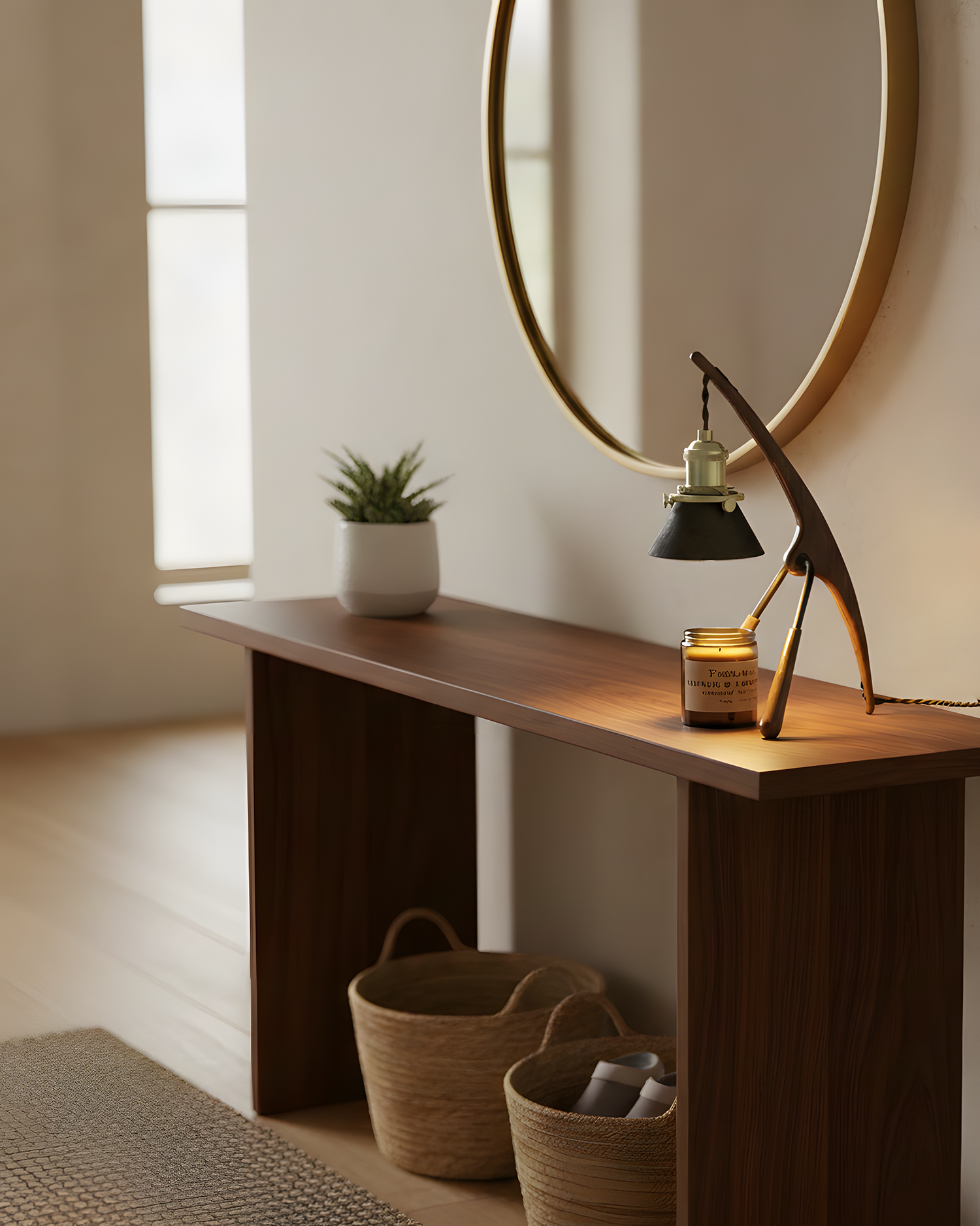 Lámpara calentadora de velas Mante Religieuse