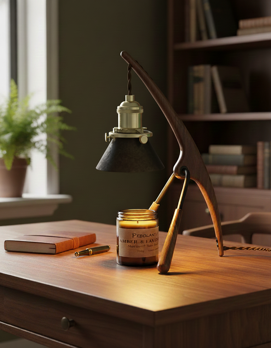 Lámpara calentadora de velas Mante Religieuse