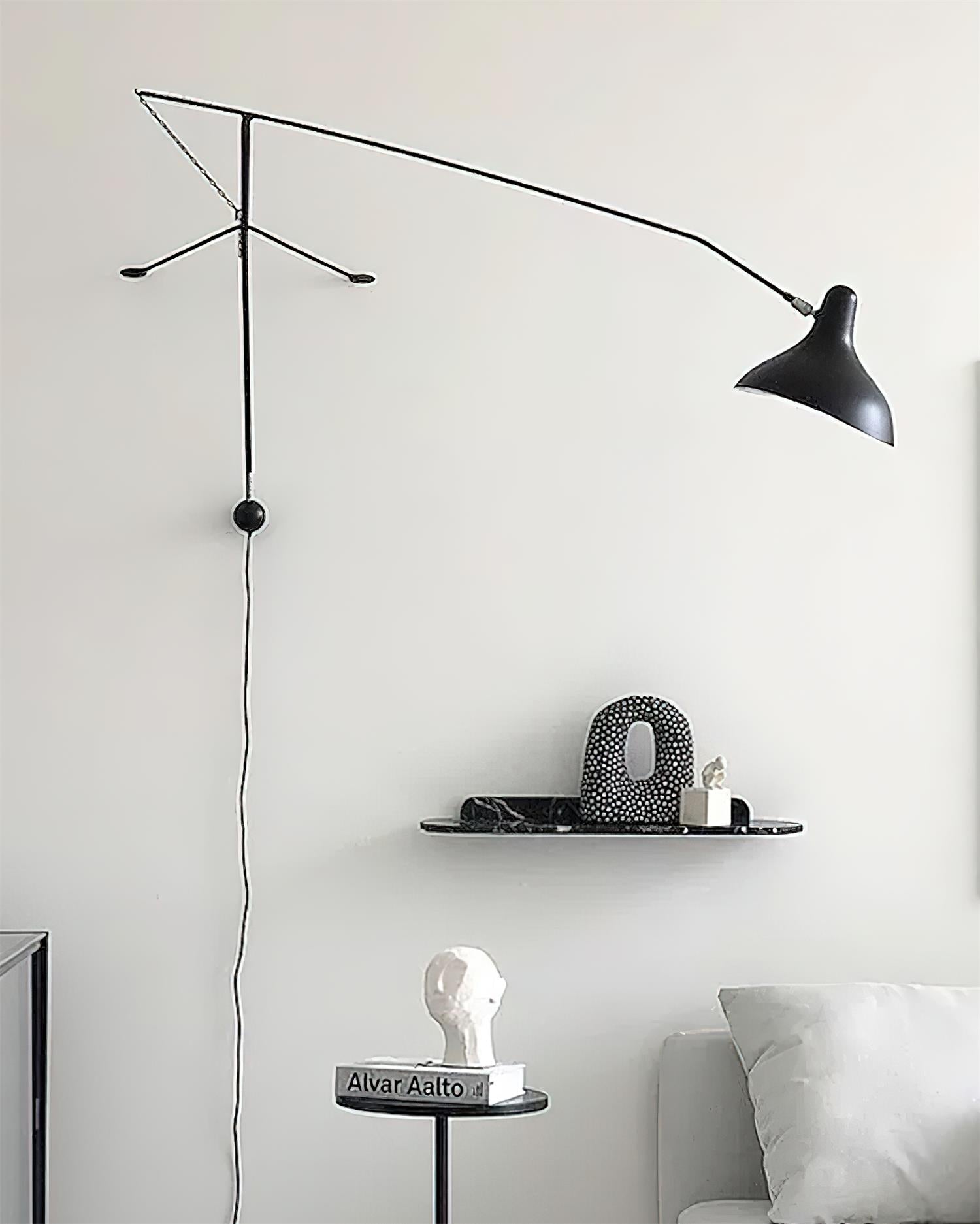 Mantis Black Wall Lamp - Docos