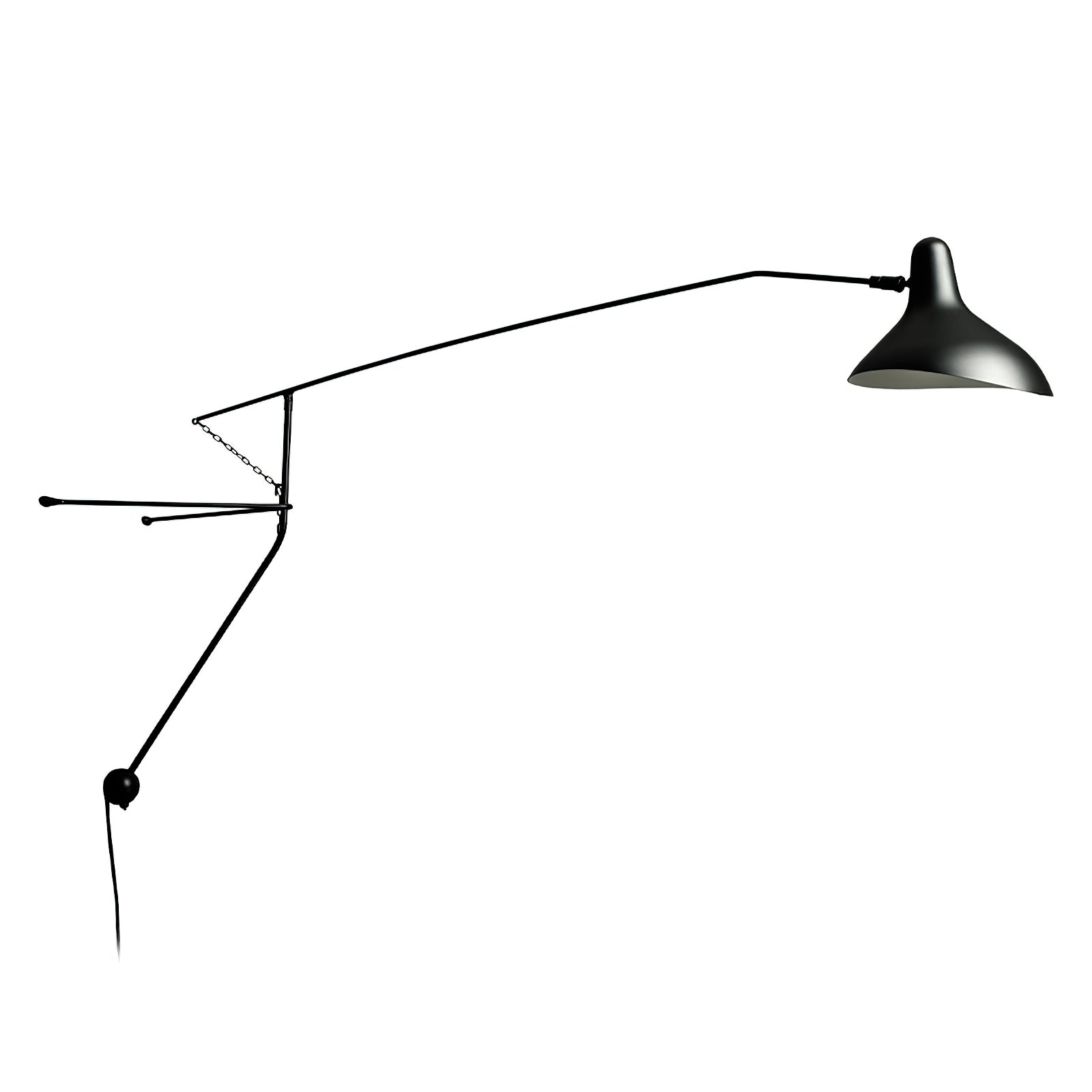 Mantis Black Wall Lamp – detail 10