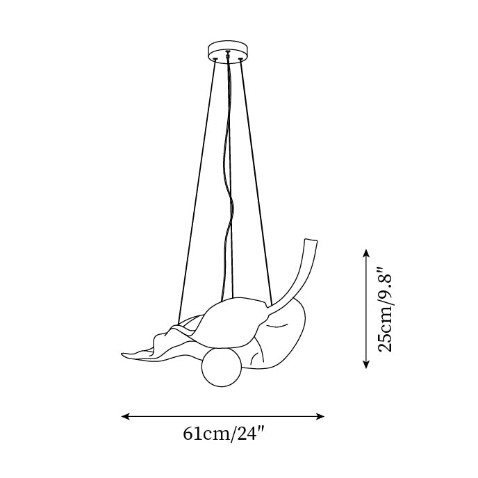 Maple Leaf Pendant Lamp