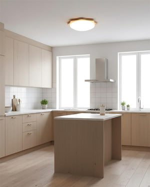 Maple Wood Ceiling Lamp