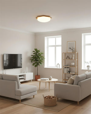 Maple Wood Ceiling Lamp