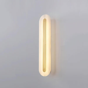 Alabaster Rounded Wall Light