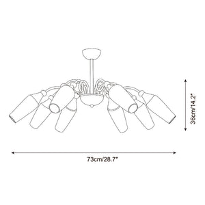Marcelline Brass Chandelier