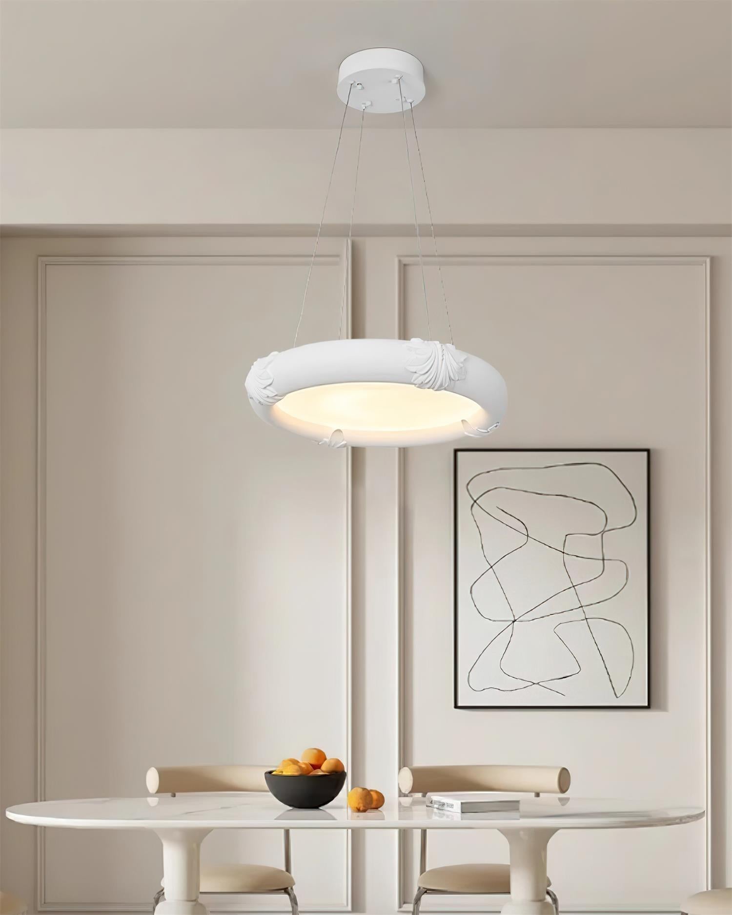 Marika Plaster Chandelier