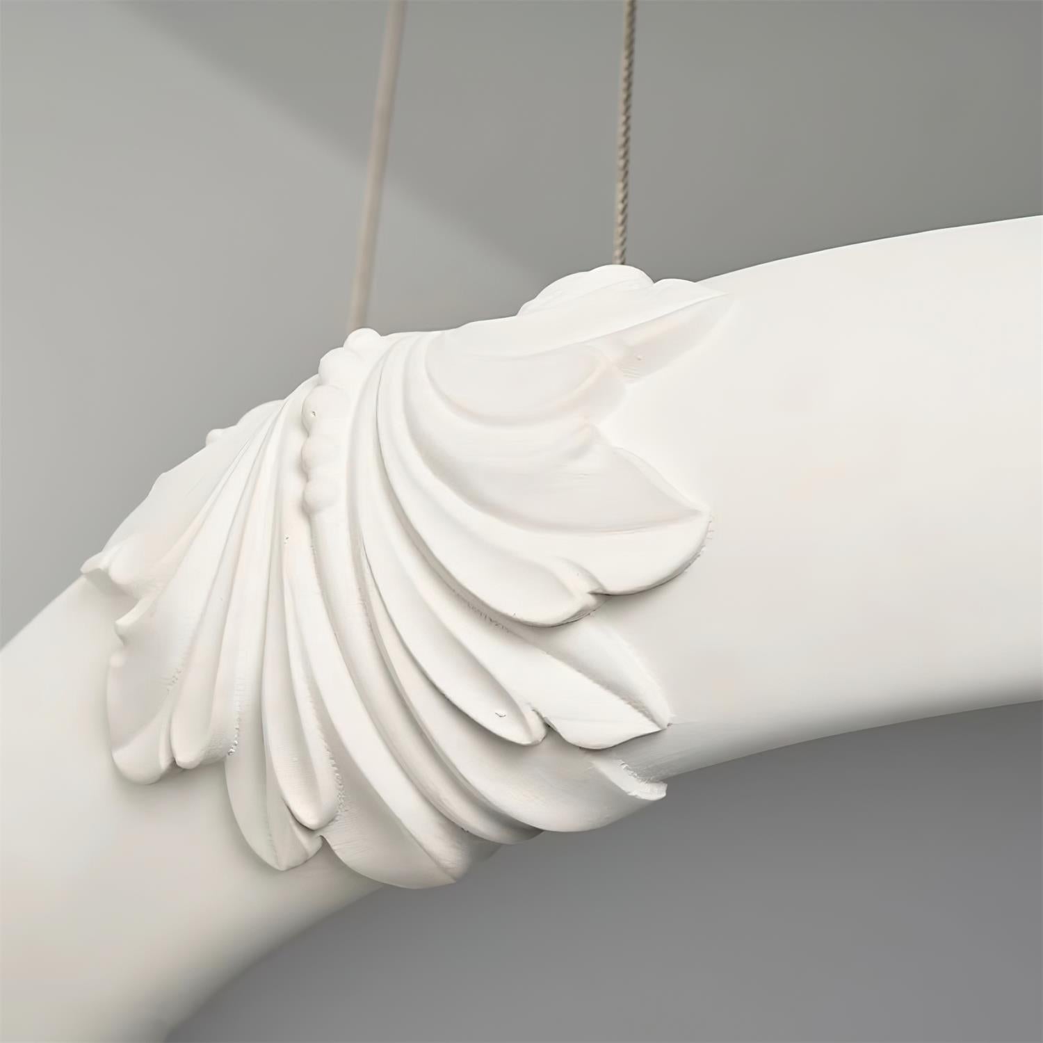 Marika Plaster Chandelier