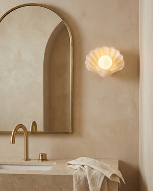 Marisca Alabaster Wall Sconce