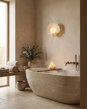Marisca Alabaster Wall Sconce