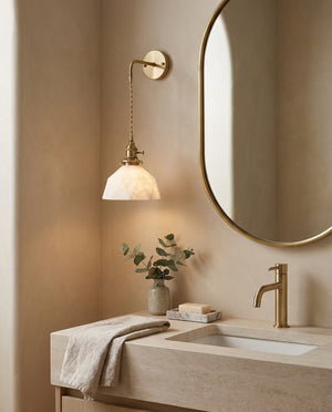 Marlowe Alabaster Wall Sconce