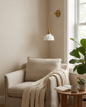 Marlowe Alabaster Wall Sconce