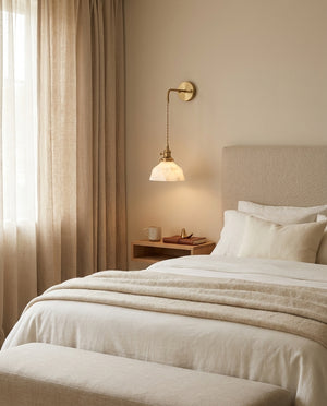 Marlowe Alabaster Wall Sconce