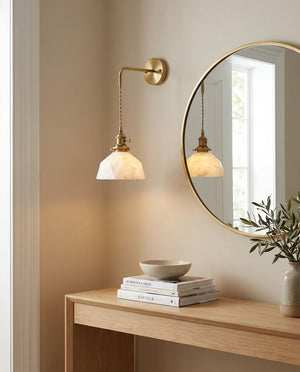 Marlowe Alabaster Wall Sconce