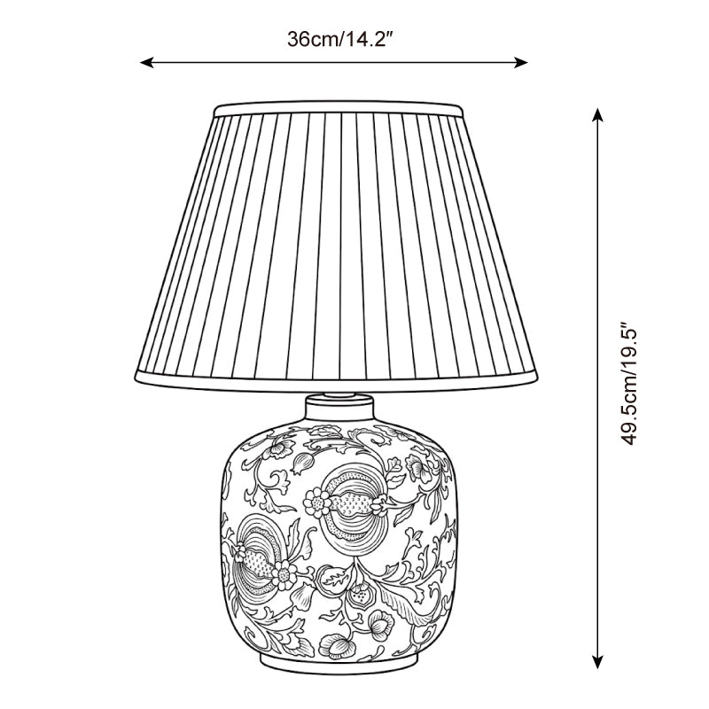 Marovelle Table Lamp — Dimension drawings 1