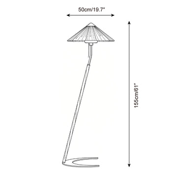 Lampa stojąca Marvion — Rysunki wymiarów 1