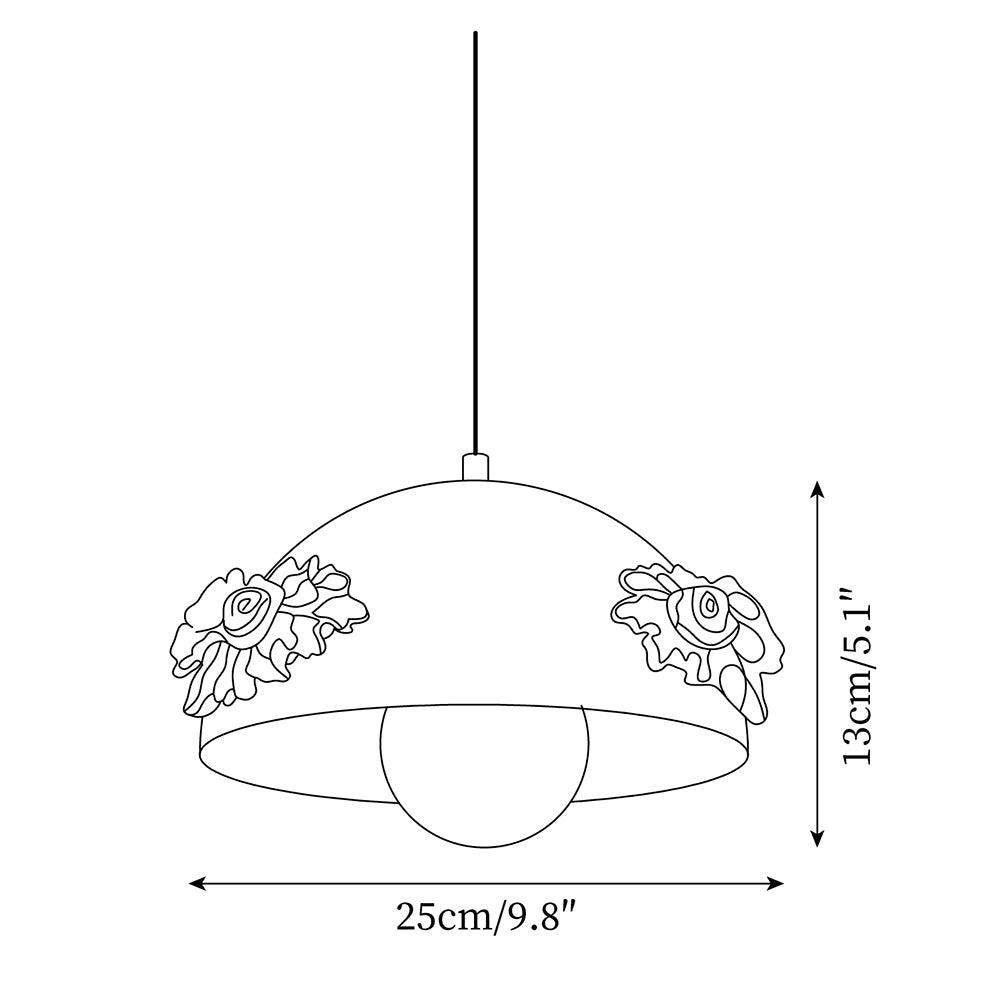 Masiero Pendant Lamp 9.8″- 5.1″ - Docos
