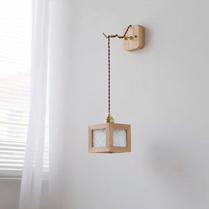 Matilda Wood Wall Lamp 4.7″- 5.9″