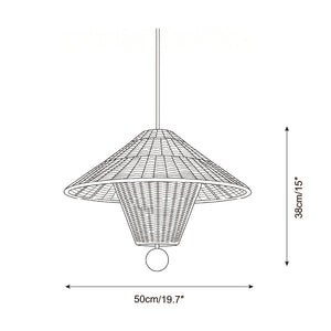 Mavello Rattan Pendant Light
