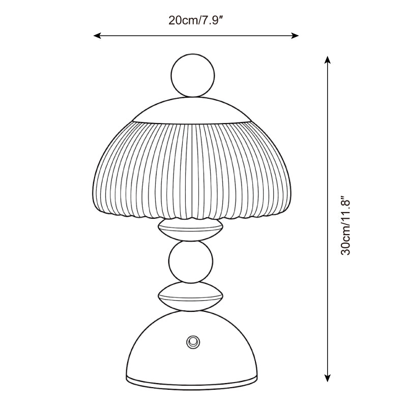 Mavero Table Lamp — Dimension drawings 1
