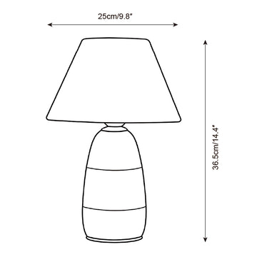 Mavora Table Lamp — Dimension drawings 1
