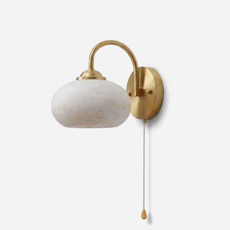 Mayville Alabaster Wall Sconce