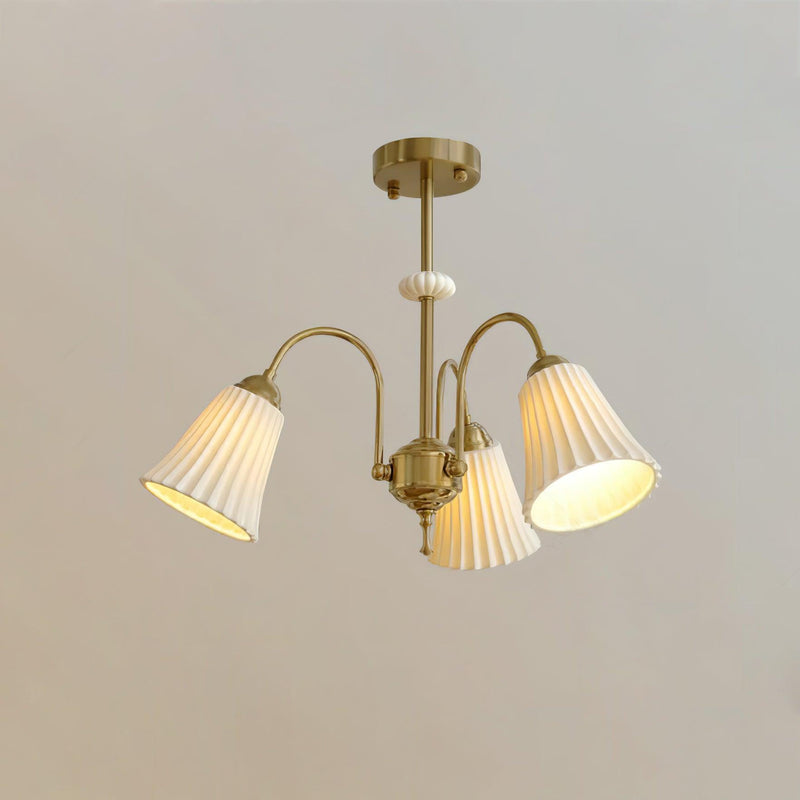 Medieval Ceramic Trumpet Chandelier – detail 33