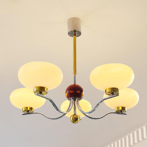 Gothic Glass Bowl Chandelier