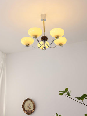 Gothic Glass Bowl Chandelier