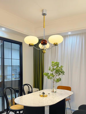 Gothic Glass Bowl Chandelier