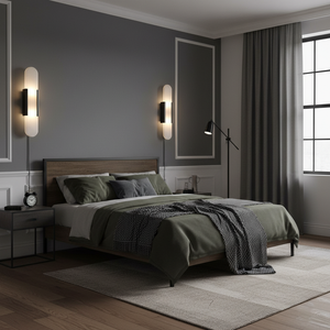 Lámpara de pared enchufable alargada Melange