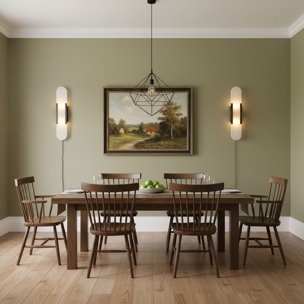 Lámpara de pared enchufable alargada Melange