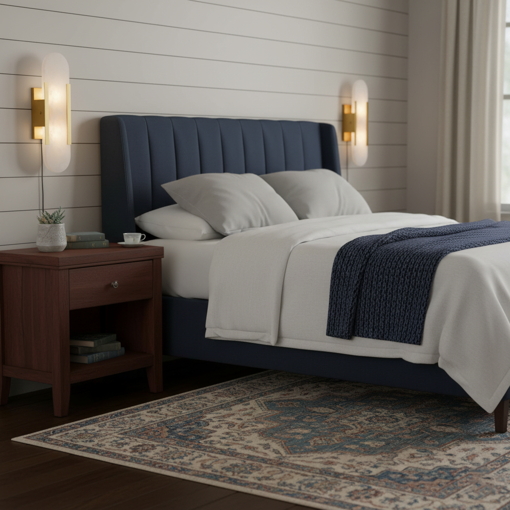 Lámpara de pared enchufable alargada Melange