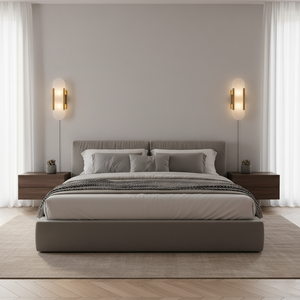 Lámpara de pared enchufable alargada Melange