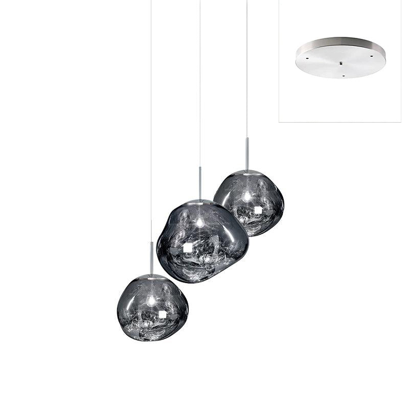 Sistema Lampada a Sospensione Lava Round